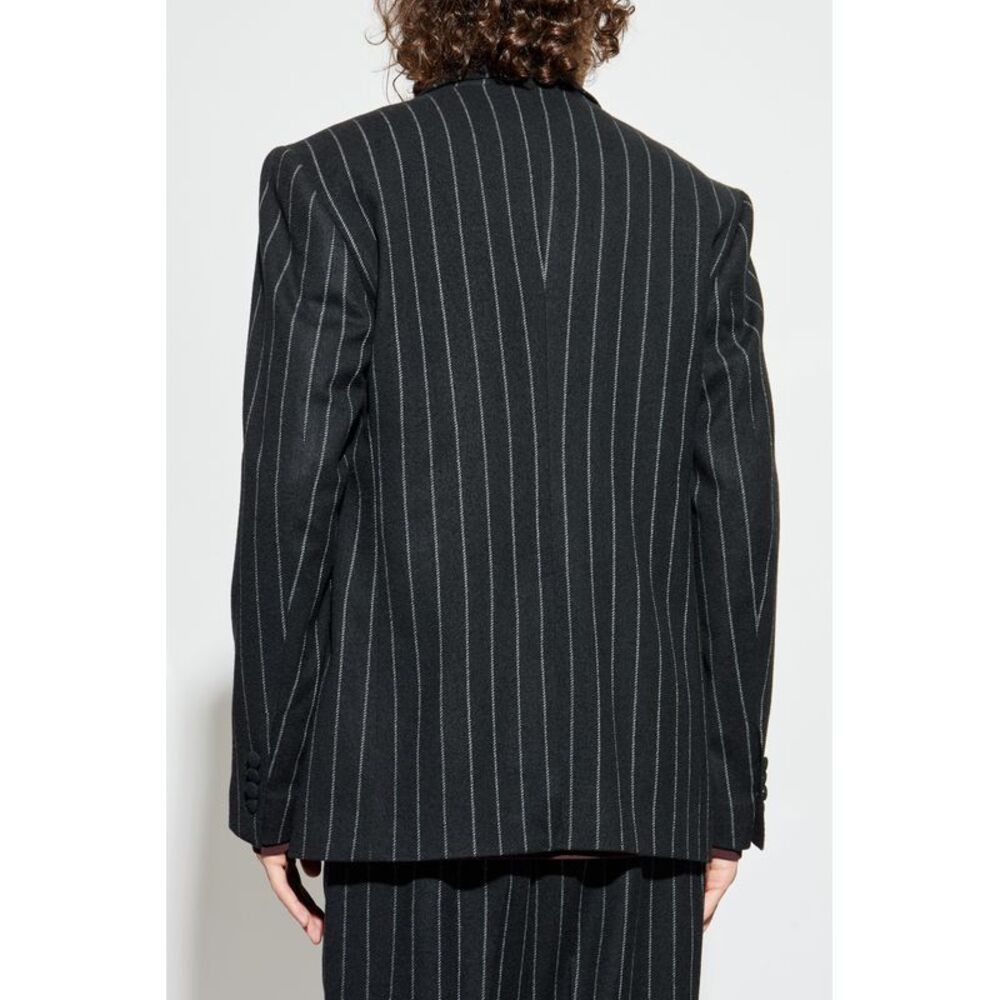 Pinstripe Pattern Blazer - Picture 2 of 3